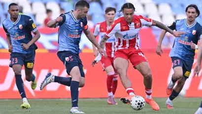 Đorđe Crnomarković (Vojvodina) i Džej Enem (Crvena zvezda)